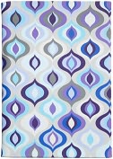Product Image. Title: Jonathan Adler Bargello Waves Cover in Purple