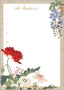 Product Image. Title: Profusion of Flowers Fill-In Invitations Set of 10