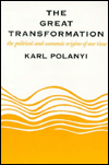 The Great Transformation by Karl Polanyi: Book Cover