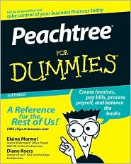 Peachtree for Dummies by Diane Koers: Book Cover