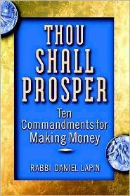 Thou Shall Prosper by Rabbi Daniel Lapin: Book Cover
