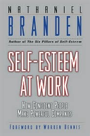 Self-Esteem at Work by Nathaniel Branden: Book Cover