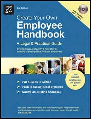 Create Your Own Employee Handbook by Lisa Guerin: Book Cover