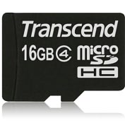 Product Image. Title: Transcend TS16GUSDHC4 16 GB MicroSD High Capacity (microSDHC) - 1 Card