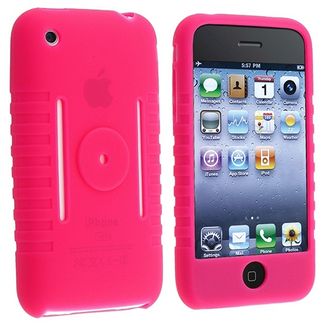 BasAcc Hot Pink Silicone Skin Case for Apple iPhone 3G/ 3GS