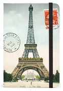Product Image. Title: Eiffel Tower Bound Pocket Lined Journal 4 X 6