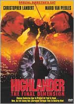 Highlander: The Final Dimension with Christopher Lambert: DVD Cover