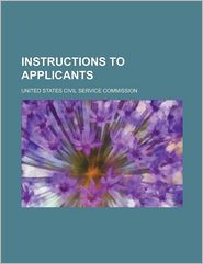 Instructions to Applicants