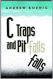 C Traps and Pitfalls by Andrew Koenig: Book Cover