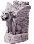 Gargoyle Bookends