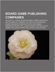 Board game publishing companies: Avalon Hill, Steve Jackson 