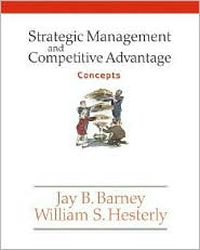 Strategic Management and Competitive Advantage by Jay Barney: Book Cover