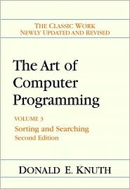 The Art of Computer Programming, Vol. 3 by Donald E. Knuth: Book Cover