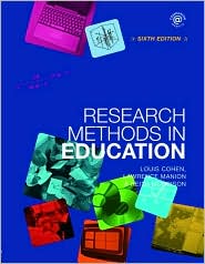 Research Methods Education by Cohen/Lawrence: Book Cover