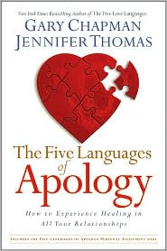 Five Languages of Apology by Chapman: Book Cover