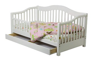  Dream On Me, Toddler Day Bed, White 
