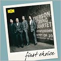CD Cover Image. Title: First Choice: Mendelssohn: Octet; String Quartet, Artist:   Emerson String Quartet