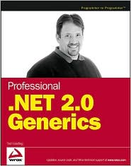 Professional .NET 2.0 Generics by Tod Golding: Book Cover