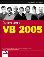 Professional VB 2005 by Bill Sheldon: Book Cover