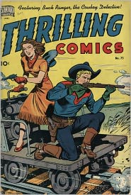 Thrilling Comics Number 75 Western Comic Book