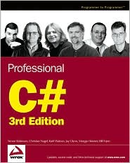 Professional C#, Third Edition by Bill Evjen: Book Cover