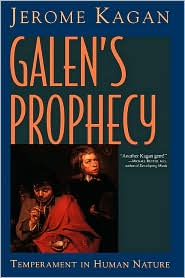 Galen's Prophecy by Jerome Kagan: Book Cover