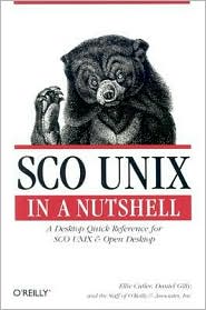 SCO UNIX In A Nutshell by Ellie Cutler: Book Cover