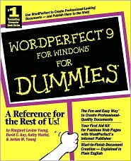 Wordperfect 9 Windows For Dummies by Young: Book Cover
