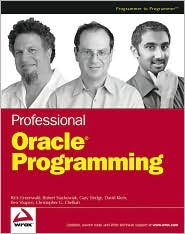 Professional Oracle Programming by Richard Greenwald: Book Cover
