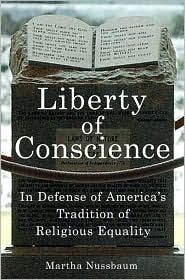 Liberty of Conscience by Martha Nussbaum: Book Cover