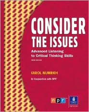 Consider The Issues by Carol Numrich: Book Cover