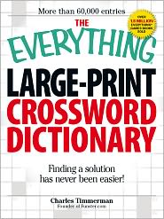 The Everything Large-Print Crossword Dictionary: Finding a 