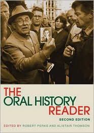 The Oral History Reader by Robert Perks: Book Cover