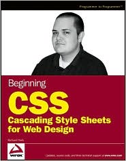 Beginning CSS by York: Book Cover