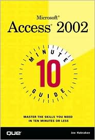 Microsoft Access 2002 by Joe Habraken: Book Cover