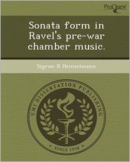  Sonata form in Ravel's pre-war chamber ...