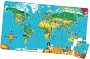 Product Image. Title: LeapFrog Tag World Map Jumbo Puzzle