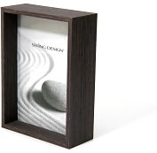 Product Image. Title: Stratton Charcoal Wood Veneer Depth Frame 5x7