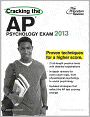 Book Cover Image. Title: Cracking the AP Psychology Exam, 2013 Edition, Author: by Princeton Review