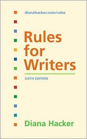 Rules for Writers by Diana Hacker: Book Cover