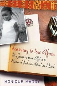 Learning to Love Africa by Monique Maddy: Book Cover