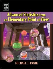Advanced Statistics from an Elementary Point of View by Michael J Panik: Book Cover