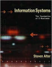 Information Systems by Steven Alter: Book Cover