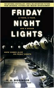 Friday Night Lights by H. G. Bissinger: Book Cover