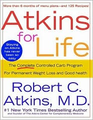 Atkins for Life by Robert C. Atkins: Book Cover