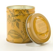 Product Image. Title: Orange Blossom Botanical Tin Candle