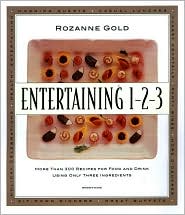 Entertaining 1-2-3 by Rozanne Gold: Book Cover