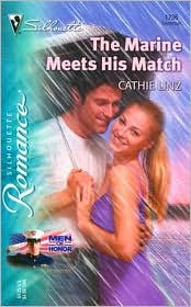 The Marine Meets His Match (Silhouette Romance Series) by Cathie Linz: Book Cover