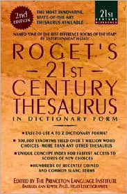 Roget's 21st Century Thesaurus by Barbara Ann Kipfer: Book Cover