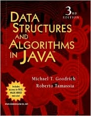 Data Structures and Algorithms in Java by Michael T. Goodrich: Book Cover